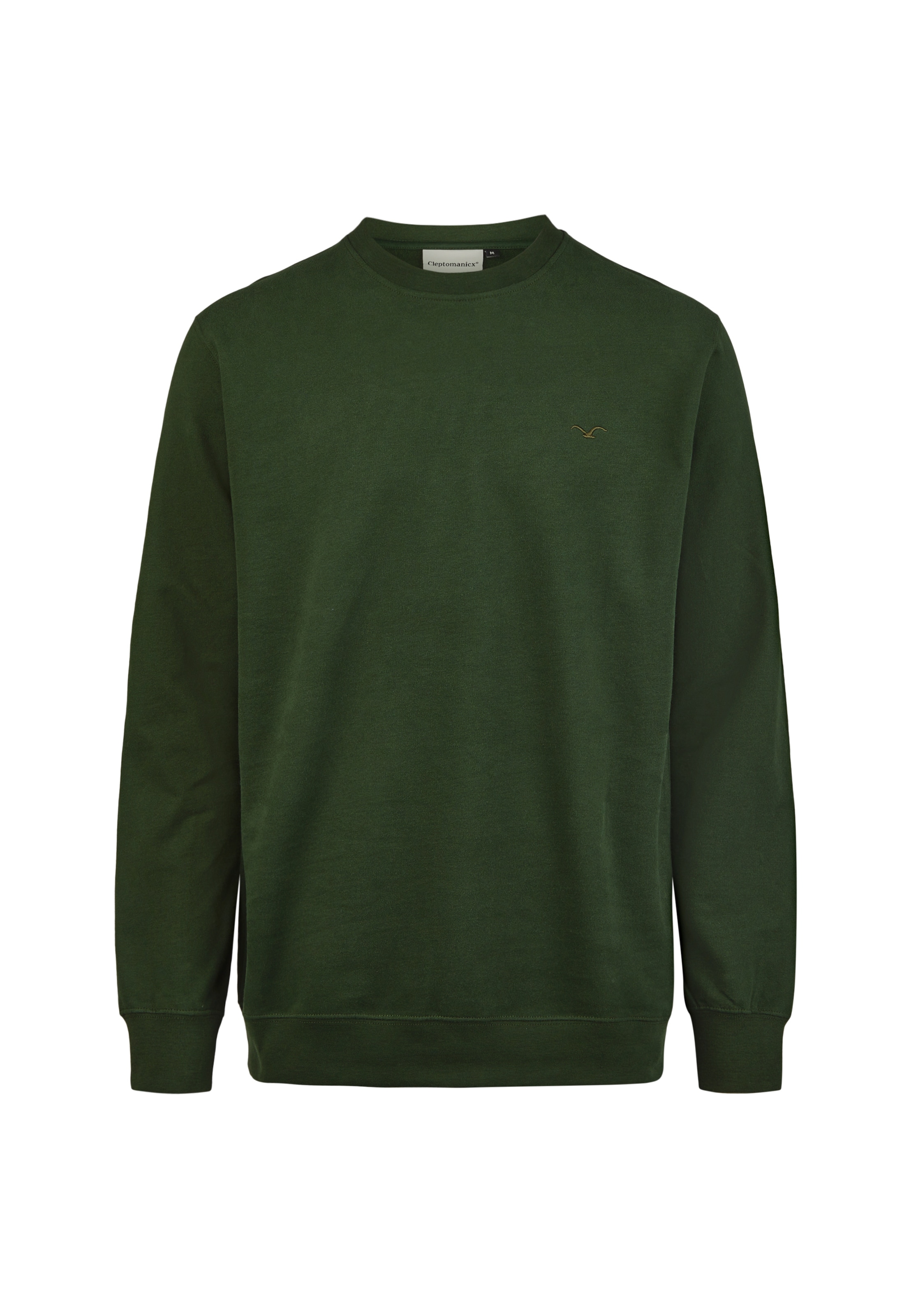 Cleptomanicx Sweatshirt 'Ligull' in Green: front