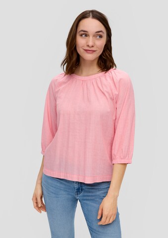 s.Oliver Blouse in Roze: voorkant