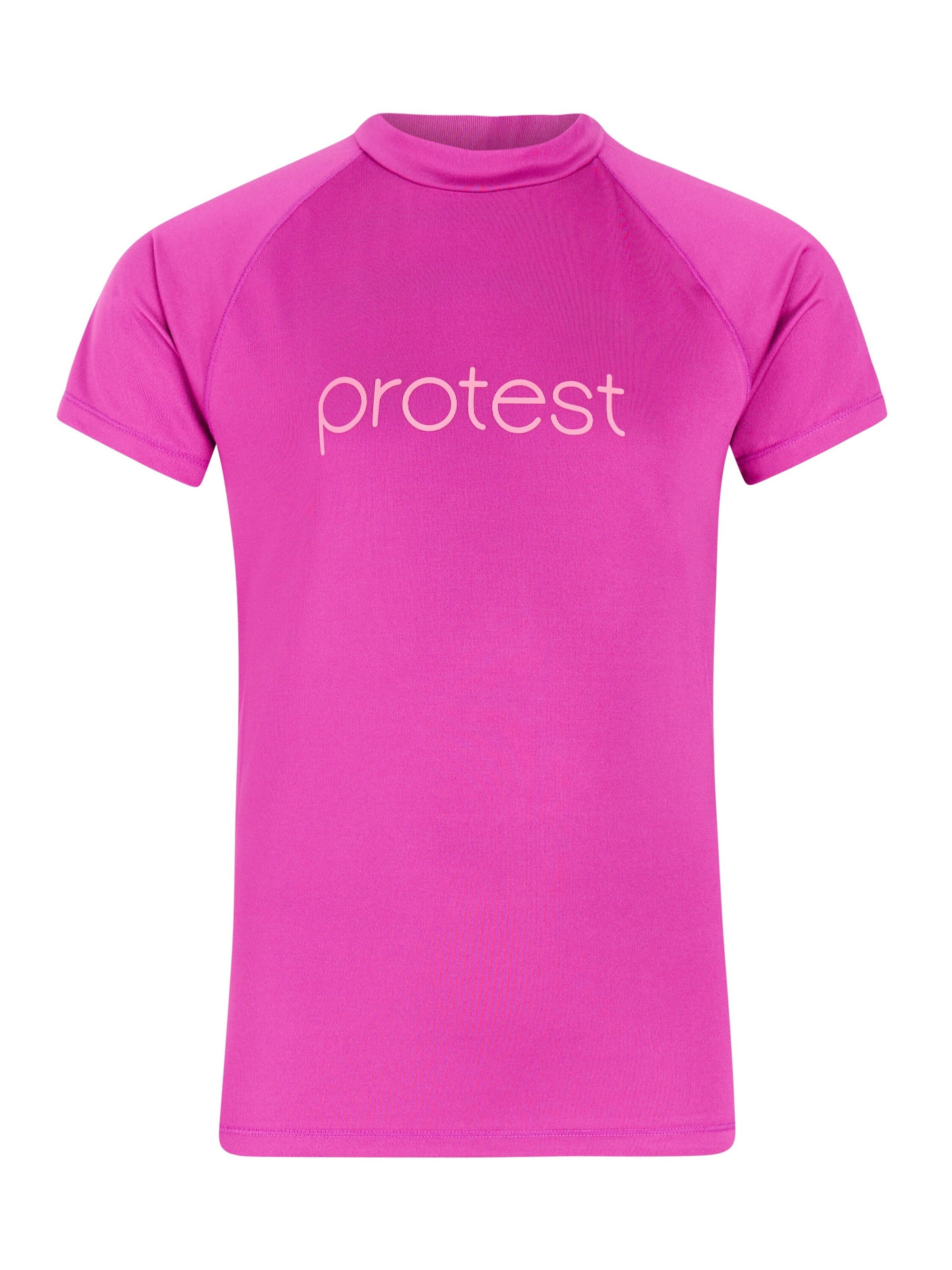 PROTEST Athletic Swimwear in Pink: front