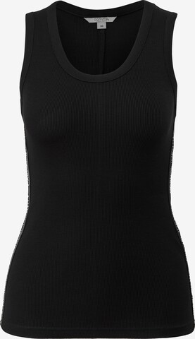 comma casual identity Top in Black: front