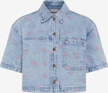 T-shirt 'KAbabena' Kaffe en bleu : devant