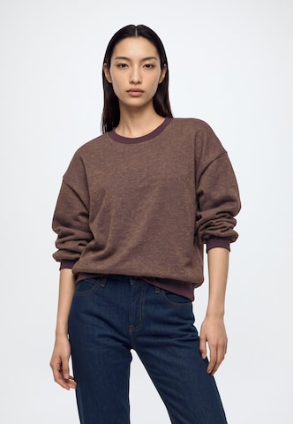 NÜMPH Sweatshirt 'SALINA' in Brown: front
