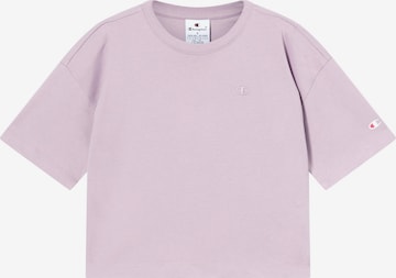 Maglietta di Champion Authentic Athletic Apparel in lilla: frontale