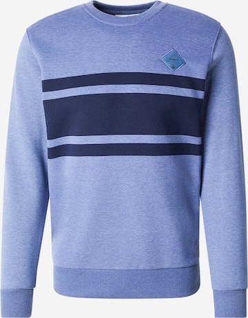 naketanoSweater majica - plava boja: prednji dio