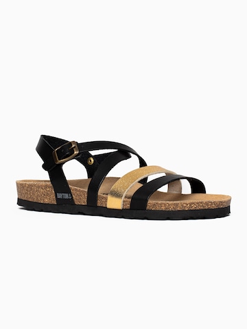 Bayton - Sandalias con hebilla ' Gerone' en negro