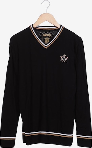 CAMP DAVID Sweater & Cardigan in M in Black: front