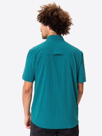 VAUDE Regular fit Athletic Button Up Shirt 'Seiland III' in Green