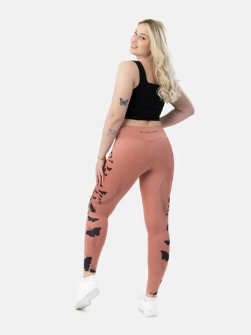 LEAFLETIC - Skinny Leggings 'Leafletic Women`s Long Length Legging' en rosa