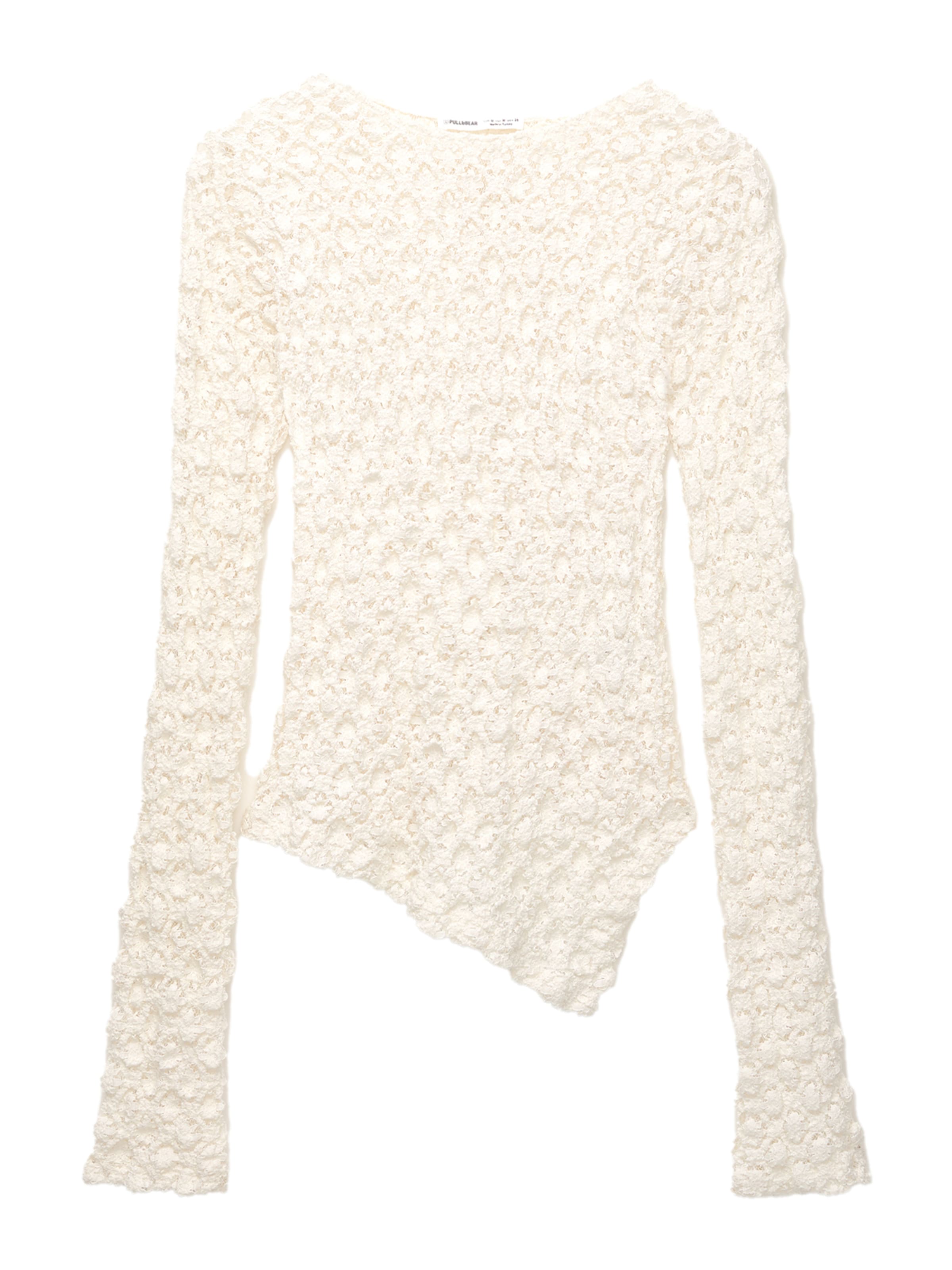 Maglietta Pull&Bear di colore crema, Visualizzazione prodotti