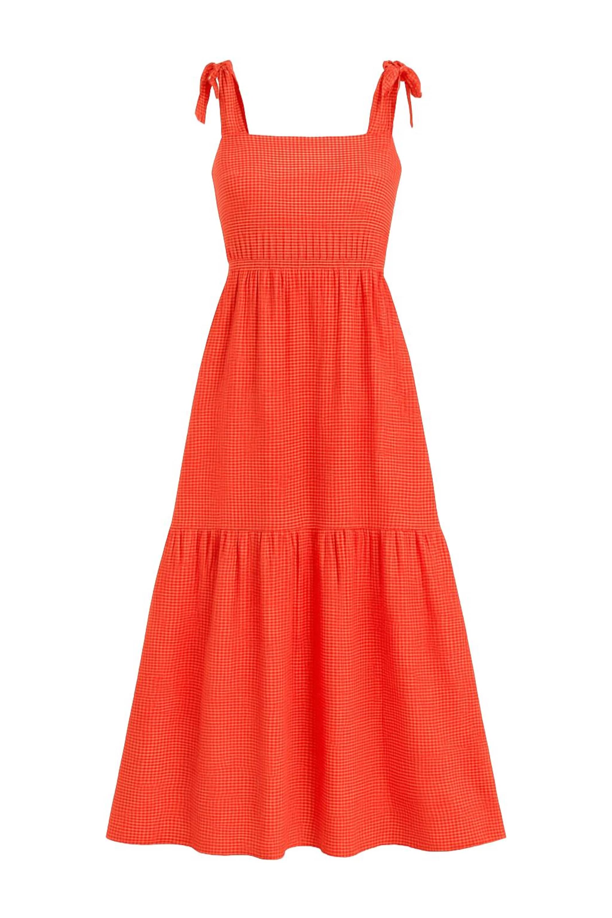 For You Moda Jurk in Oranje: voorkant