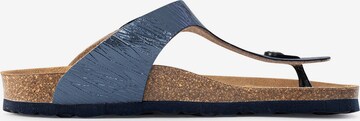 Bayton T-Bar Sandals 'Mercure' in Blue