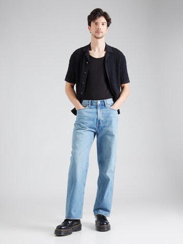 Abercrombie & Fitch Baggy Jeans i blå