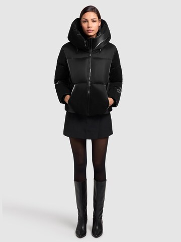 khujo Winter jacket 'Audrey Shiny' in Black
