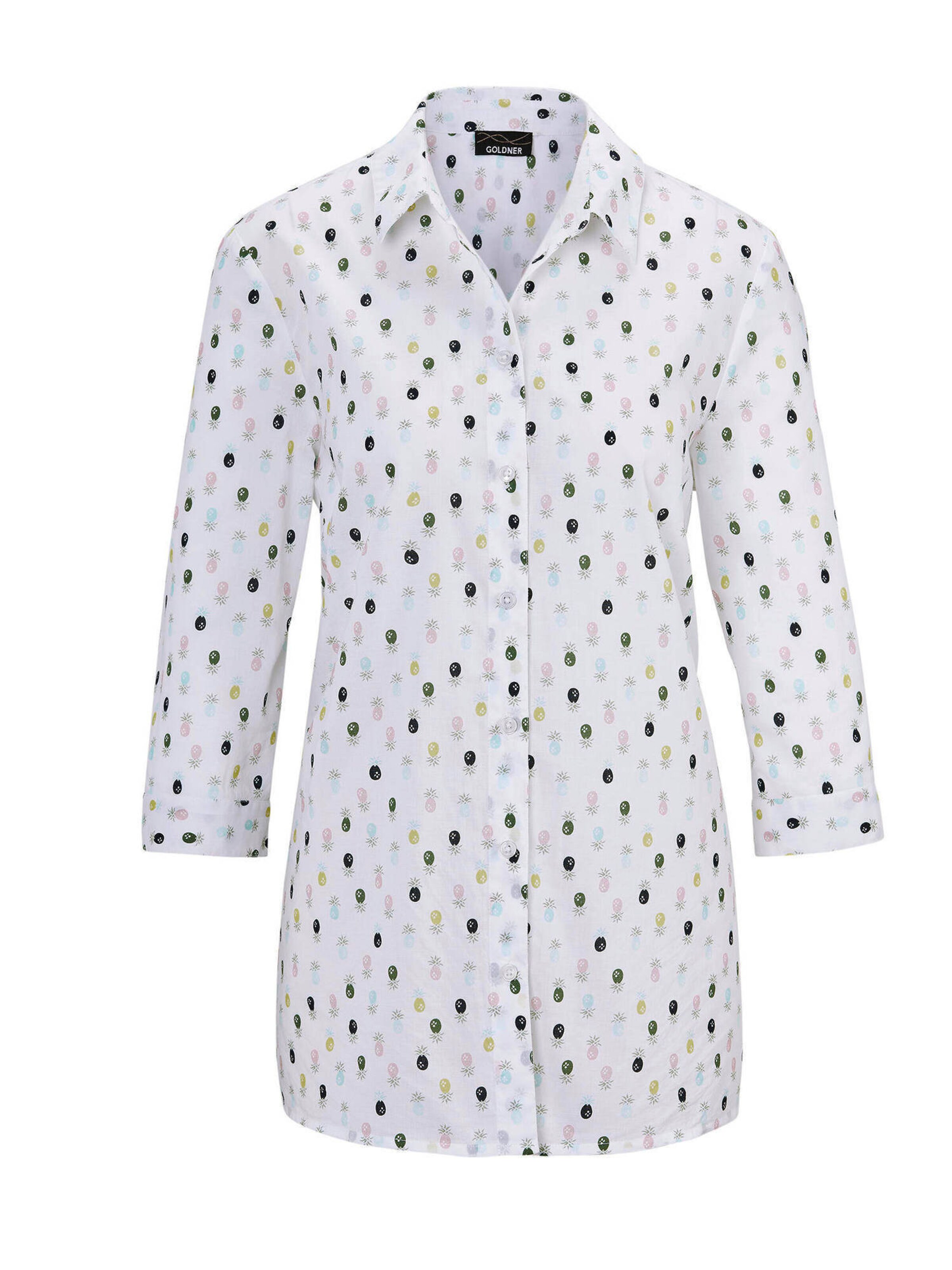 Goldner Chemisier en mélange de couleurs / blanc, Vue avec produit