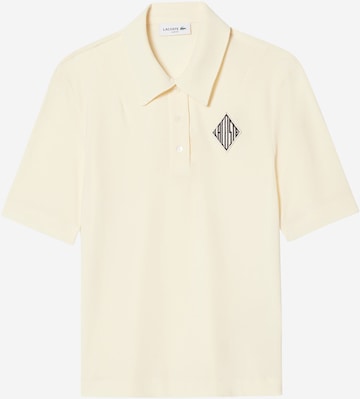 LACOSTE - Camisa em amarelo: frente