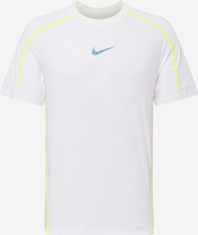 NIKE Camiseta funcional en azul / verde neón / blanco, Vista del producto