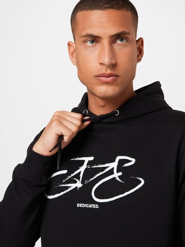 DEDICATED. Sweatshirt 'Falun Marker' in Schwarz