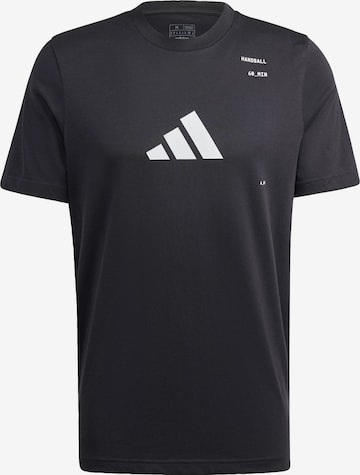 Maglia funzionale di ADIDAS PERFORMANCE in nero: frontale