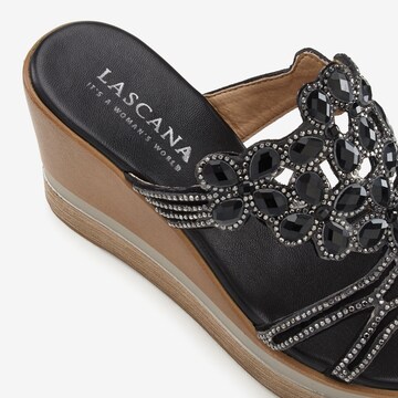 LASCANA Mules in Black