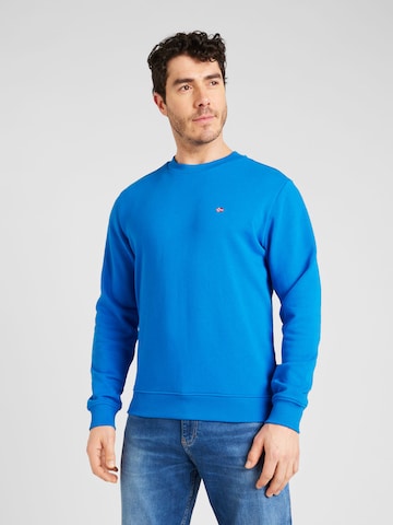 NAPAPIJRI Sweatshirt 'BALIS' in Blauw: voorkant