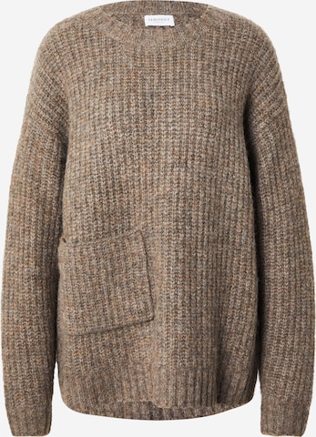 VERSTIQUE - Sudadera en beige: frente