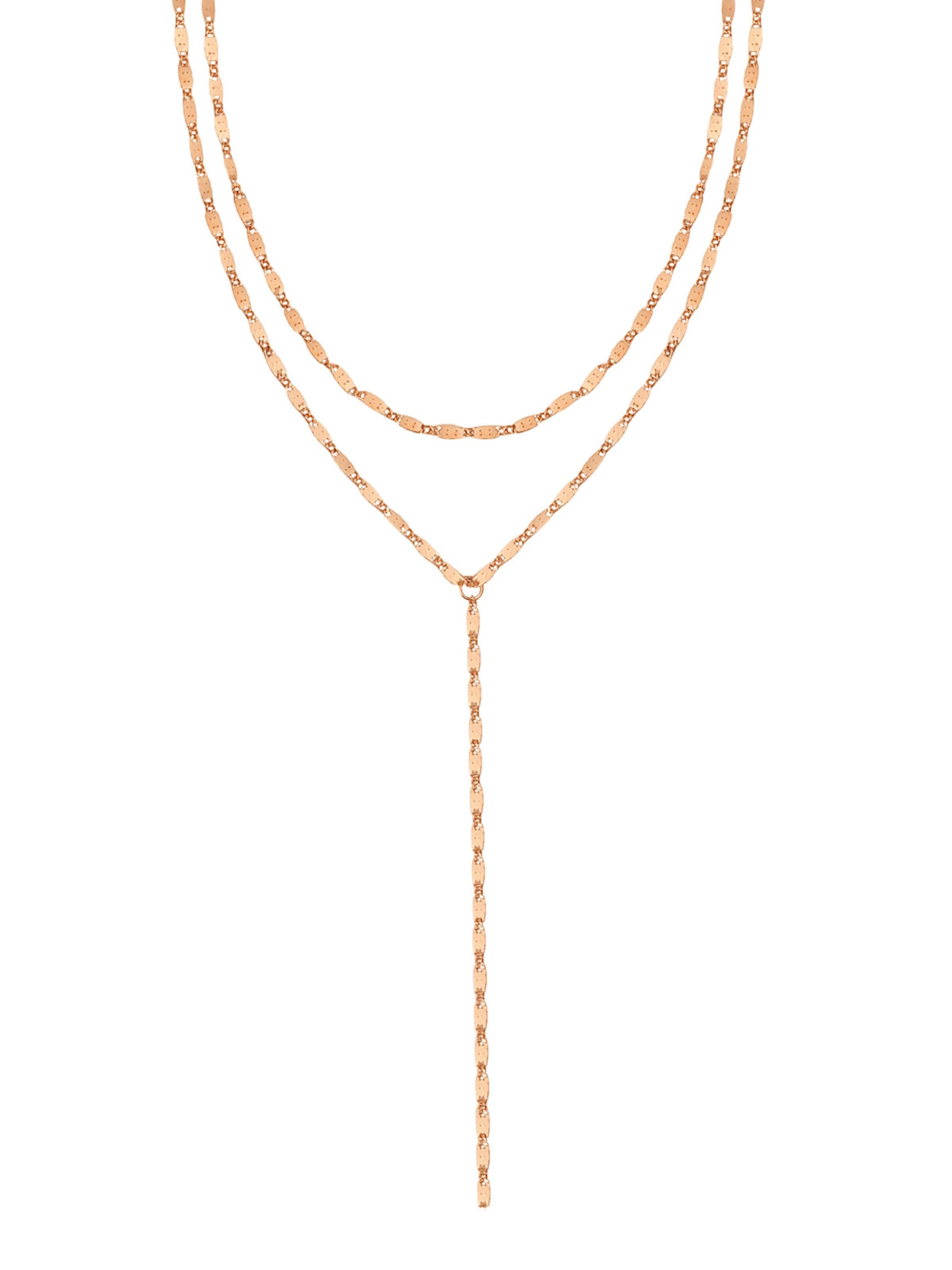 Hey Happiness Necklace 'Y-Layer' in Gold