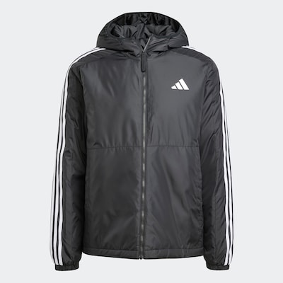 ADIDAS SPORTSWEAR Athletic Jacket 'ESS' in Black / White, Item view