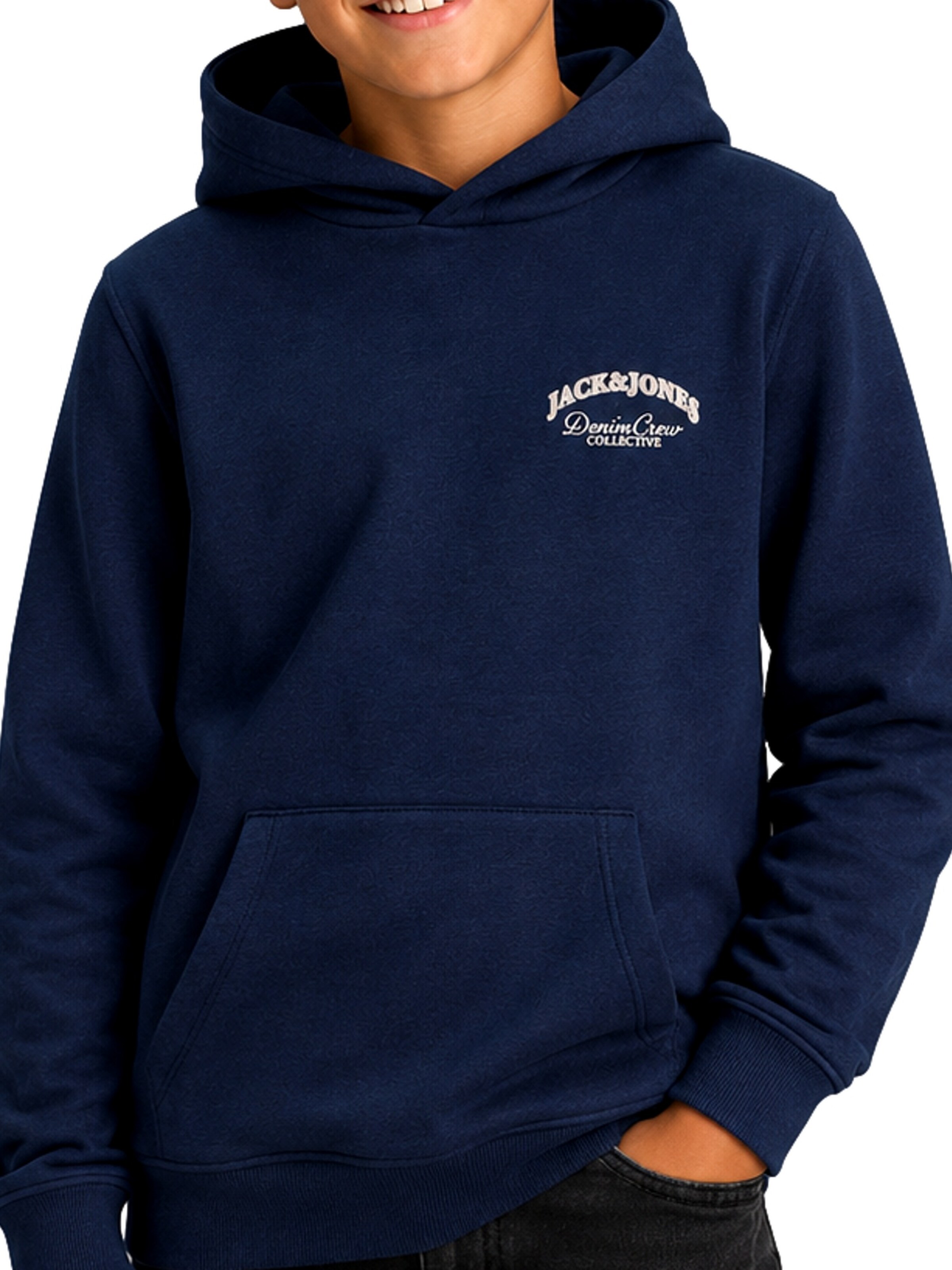 Jack & Jones Junior Μπλούζα φούτερ 'JJEBrandes' σε μπλε
