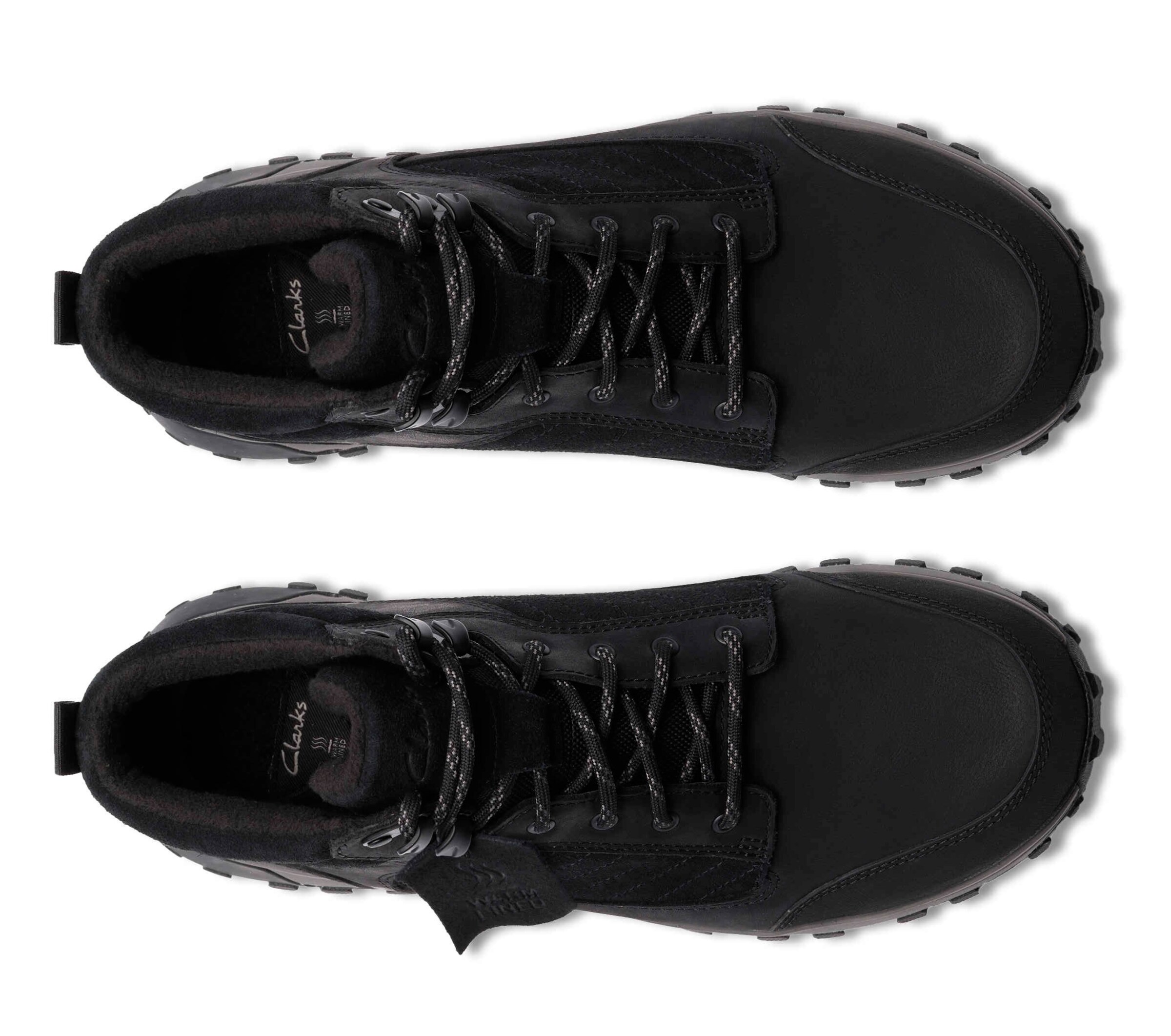 CLARKS Lace-Up Boots in Black