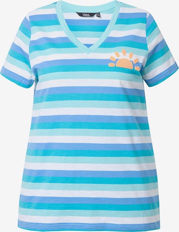 Tricou de la Ulla Popken pe albastru: față