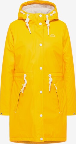 Manteau mi-saison ICEBOUND en jaune : devant