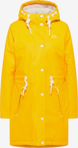 ICEBOUND Between-Seasons Coat in Yellow: front