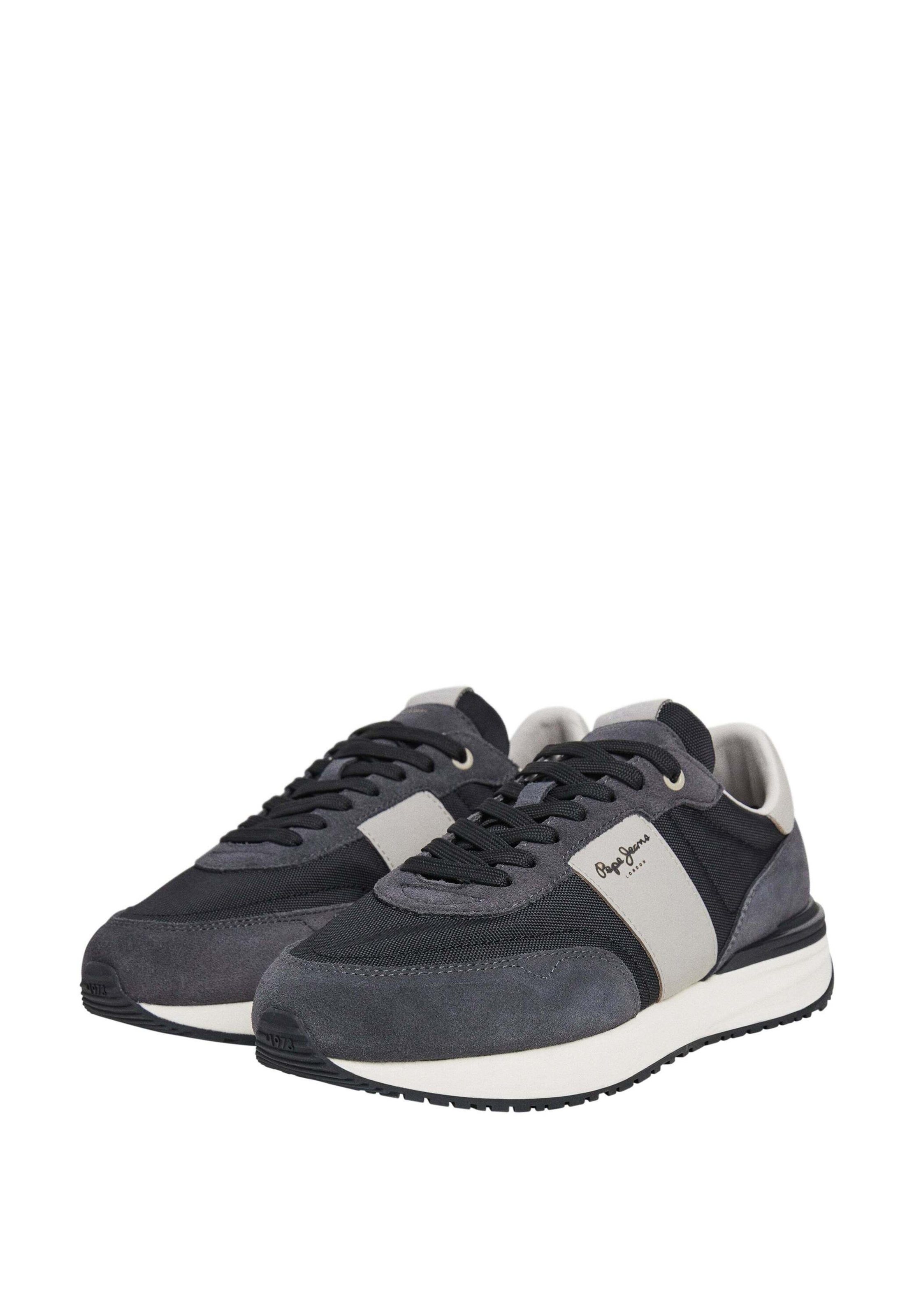 Pepe Jeans Sneakers laag 'BUSTER SUPRA' in Zwart
