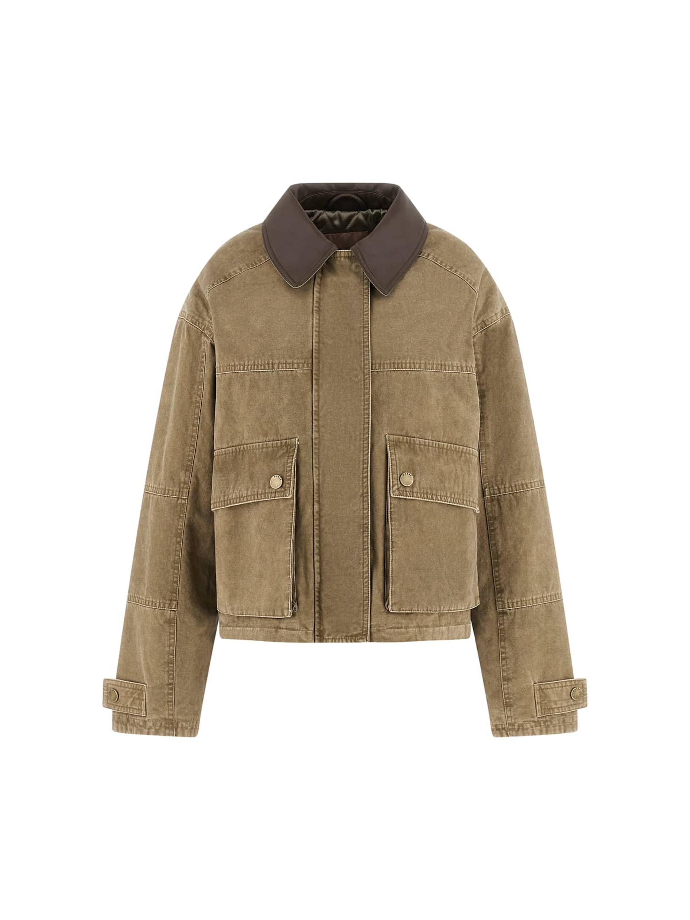 GUESS Jacke in Braun: Vorderseite