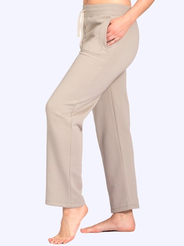 Magadi Regular Workout Pants 'Elena' in Beige