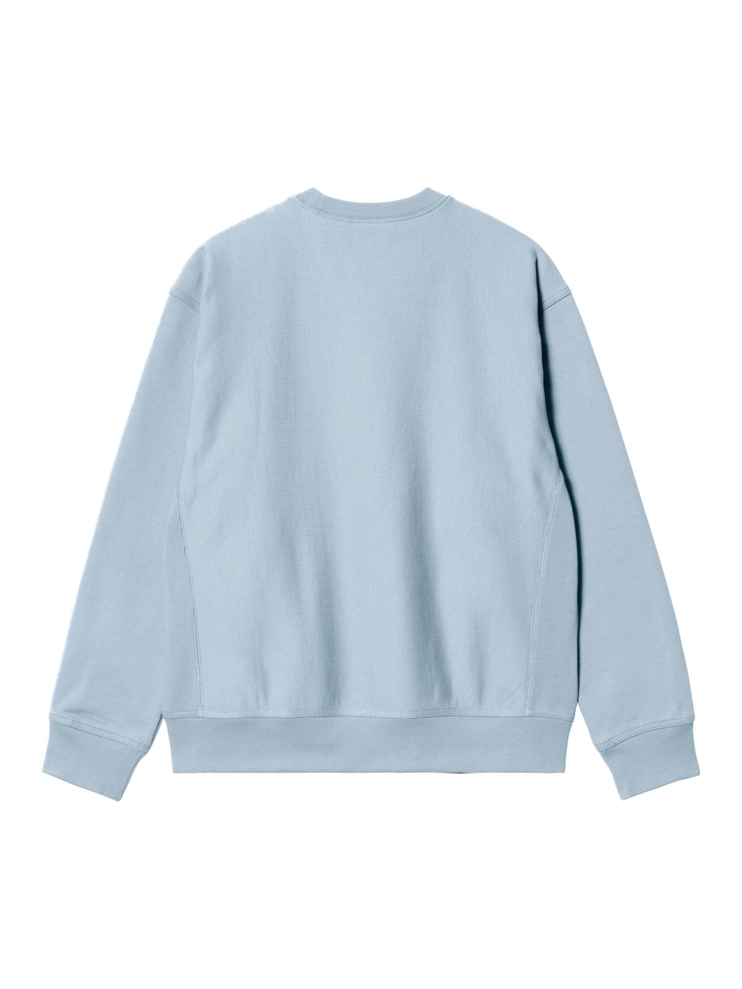 Carhartt WIP Pullover 'American Script'‌‌‌‌‌‌‌‌ in Blau
