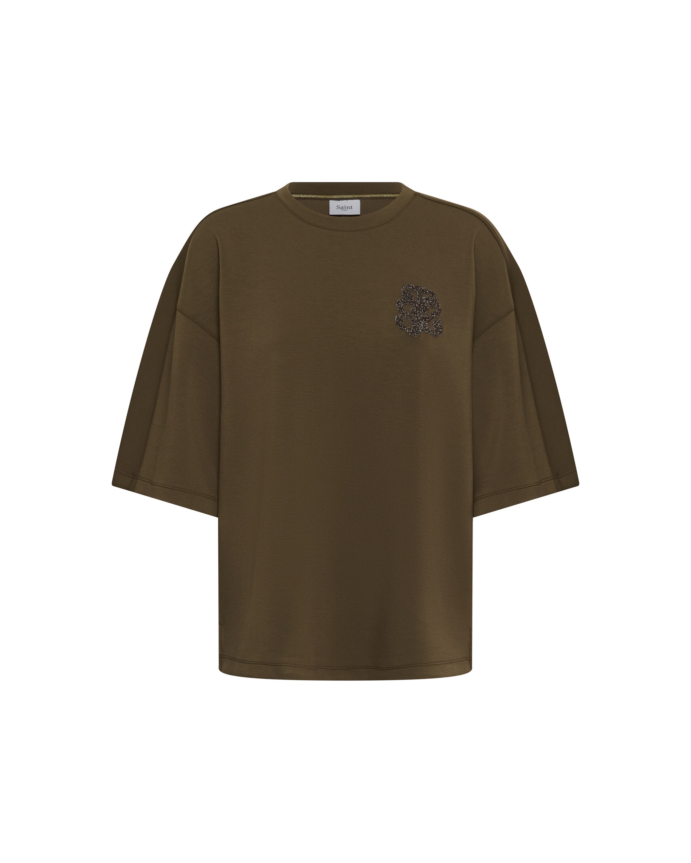 SAINT TROPEZ - Camiseta 'SZTheo' en marrón: frente