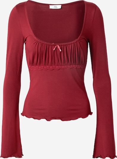 SHYX T-shirt en bourgogne, Vue avec produit