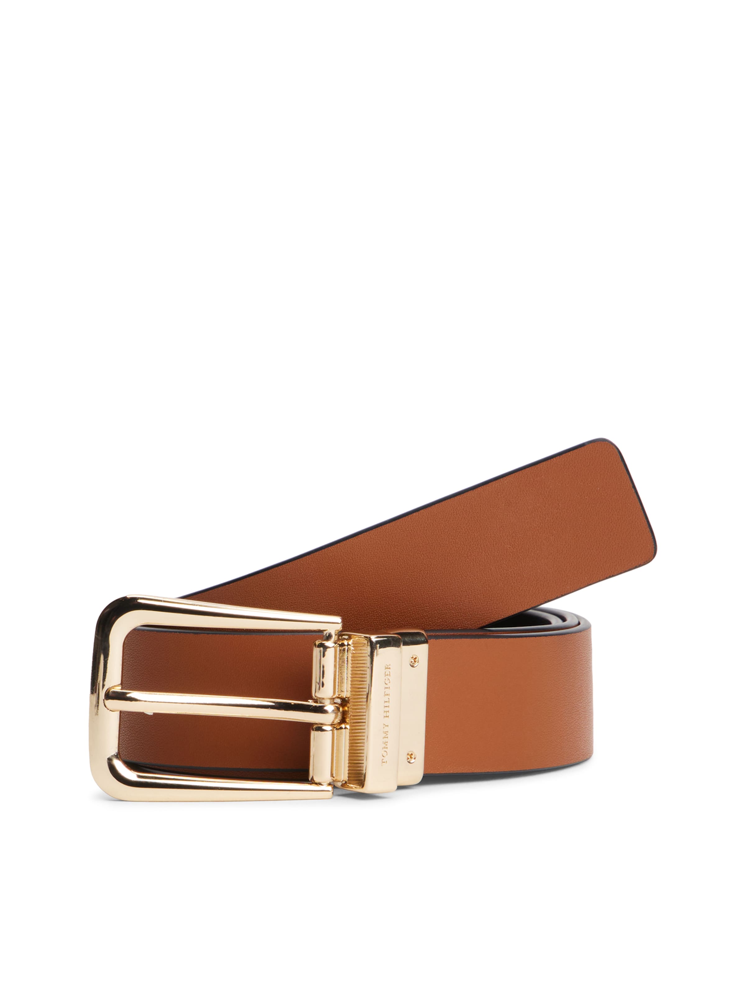 TOMMY HILFIGER Belt 'LIBRE 3.0' in Black: front