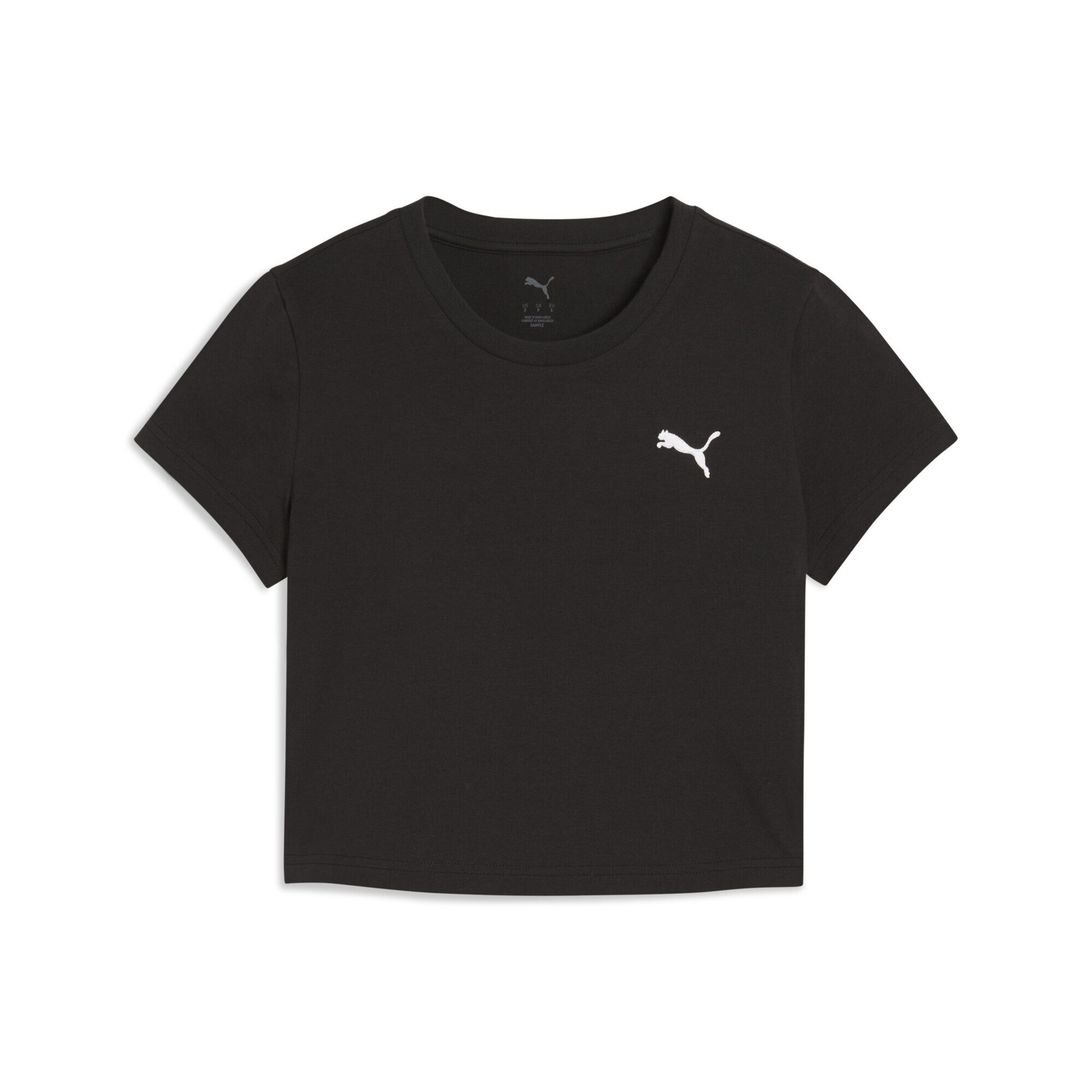 PUMA Shirt 'Wardrobe Ess' in Zwart: voorkant
