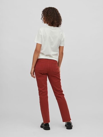 VILA Regular Jeans 'Stray' in Red