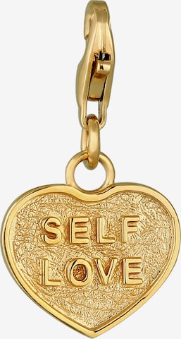 ELLI Anhänger 'Self Love' in Gold: Vorderseite