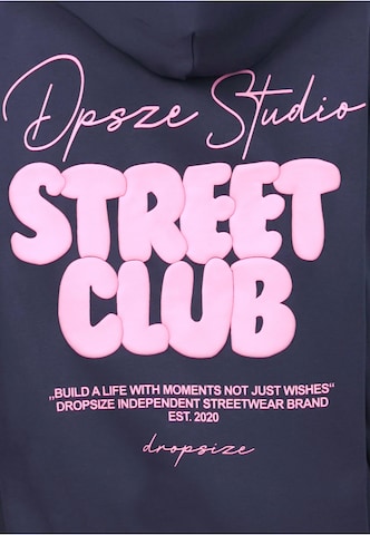 Dropsize Sweatshirt 'Street Club' in Blue
