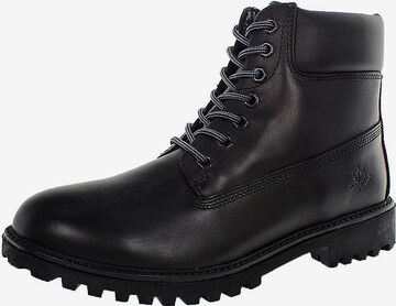 Lumberjack Lace-Up Boots 'River' in Black: front