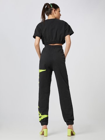 VIERVIER Loose fit Trousers 'Malia' in Black