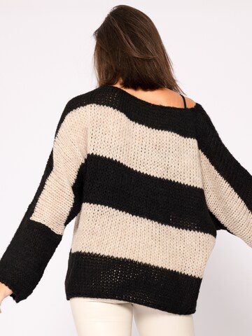 juoda SASSYCLASSY Laisvas megztinis