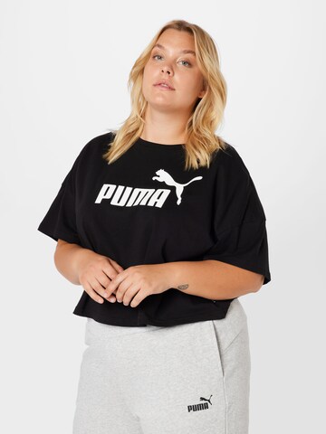 PUMA Performance shirt 'Plus' in Black: front