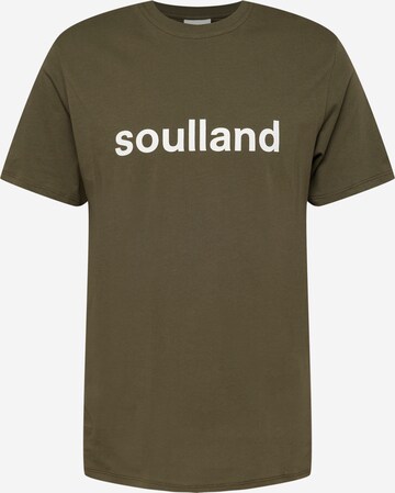 T-Shirt 'Chuck' Soulland en vert : devant