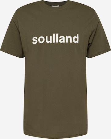 Soulland - Camisa 'Chuck' em verde: frente