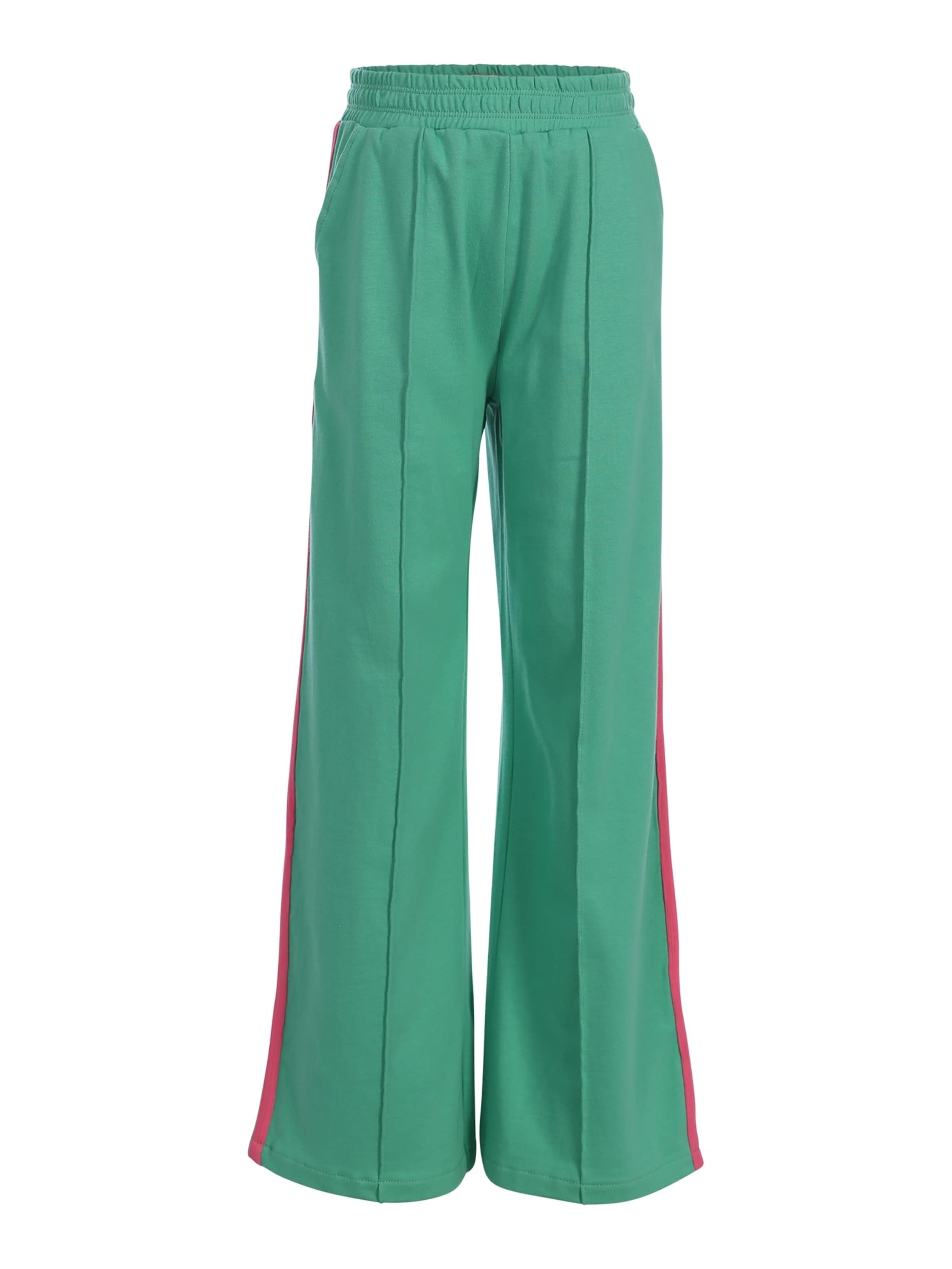 Looxs Revolution Wide leg Pants in Green: front